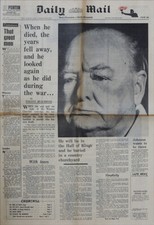 DAILY MAIL NEWSPAPER 25 JAN