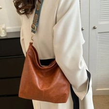 Pu Leather Crossbody Bag Large