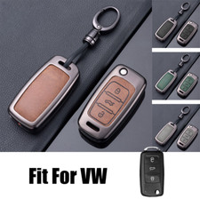 Zinc Alloy Leather Car Key Fob