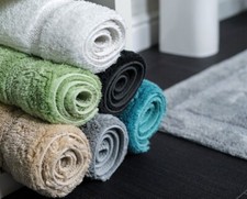 Bamboo Bath Mat Non Slip, 50 x