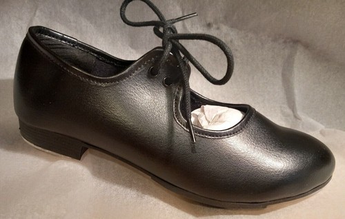 Black tap dance shoes with - dance,