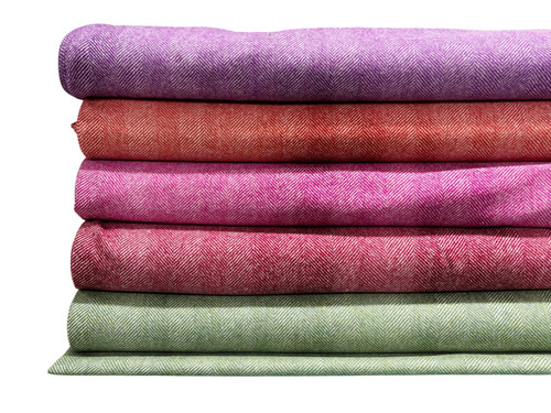 Herringbone wool fabric winter - fabric,