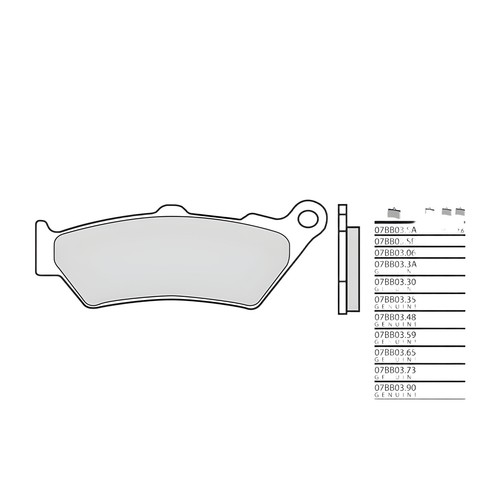 Brake pads brembo 07bb03sp - brake,
