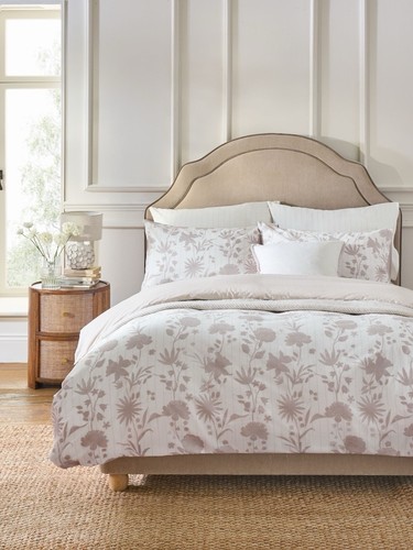 Natural white floral - natural/white,
