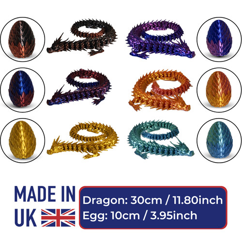 Large printed dragon - large, in