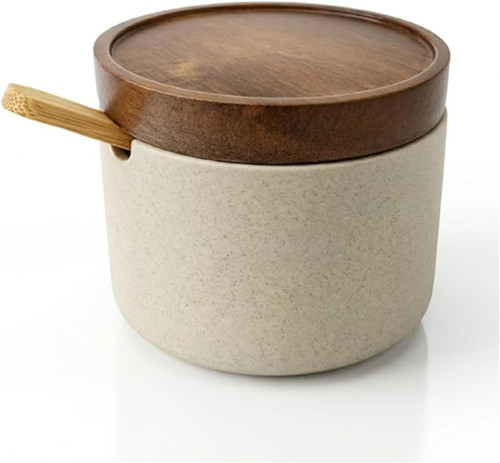 Salt pig ceramic jar - pig,