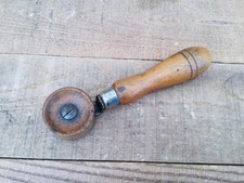 Vintage Ridgel Wooden Roller Tool - Decorating Roller Printing Roller