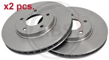 X2 PCS FRONT BRAKE DISC ROTOS