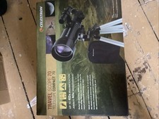 Celestron Compact Travel Scope 70 Portable Refractor Telescope with Backpack