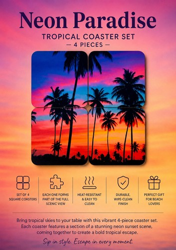 Neon paradise 4 piece - |, 4-piece