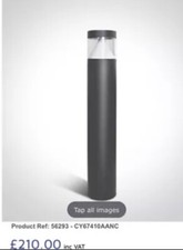 ANTHRACITE 32W   LED BOLLARD - IP65  AC 230 to cool white 5000k size 40” higher