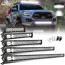 7-50" Ultra Slim LED Light Bar Dual Row Spot Flood Combo Fog Offroad Car Trucks