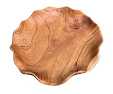 Large Teak Wood Fruit Bowl