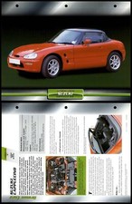Suzuki Cappuccino - 1991 - Cabriolets - Atlas Dream Cars Fact File Card