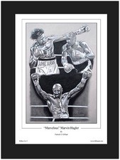 Marvin Hagler Art Print By Patrick J. Killian