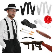 ADULTS GANGSTER FANCY DRESS