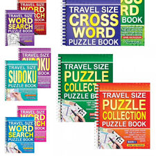 TRAVEL WORDSEARCH CROSSWORD SUDOKU PUZZLE COLLECTION 2 BOOKS PER SET