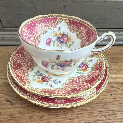 Vintage paragon honiton - paragon, red