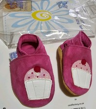 Daisy Roots Shoes Girls 0 To 6 Months Cupcake Design Pink