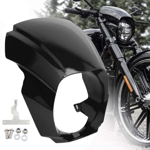 Harley matte black front - black,