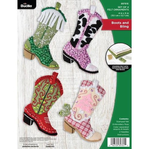 Bucilla felt ornaments - felt,