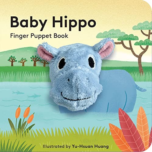 Baby hippo finger puppet - puppet, book