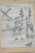 Original 1938 Pencil Sketch
