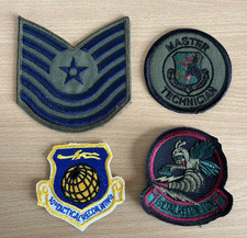 USAF Air Force Patches x4
