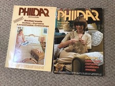 2 Vintage Phildar Home Decoration Knitting Books, Good Condition