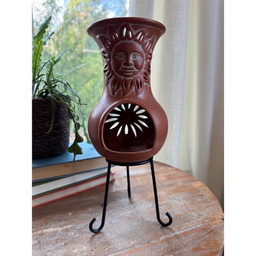 Terracotta celestial sun
