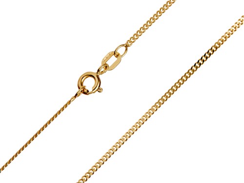 9ct yellow gold necklace - 9ct, chain