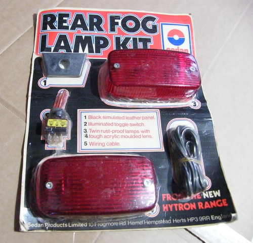 Vintage rear fog lamp - , kit