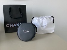 chanel blk folding mirror new