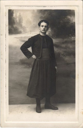 Cpa algeria homme type - cpa,
