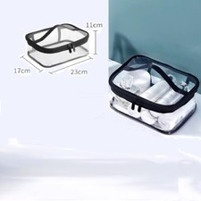 Clear Cosmetic Bag Toiletry Bag Makeup Bag  Travel Bag Transparent Portable