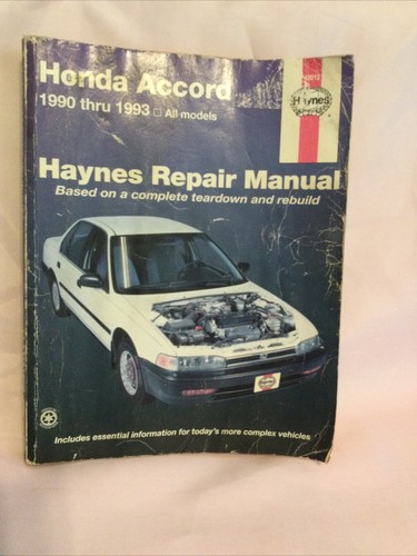 Honda accord haynes - honda,