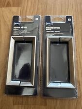 4 Wickes Square Mitred Handles. Brushed Nickel Finish.