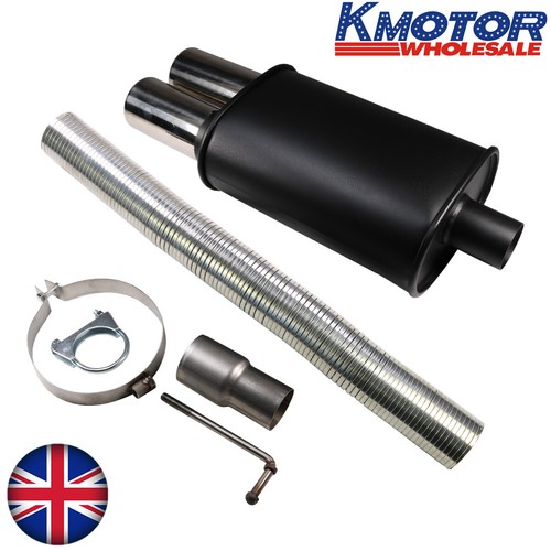 Universal twin exhaust back - twin,