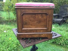 Commode Toilet Potty Antique Vintage Walnut 