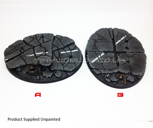 Large 120mm oval urban rubble - large,
