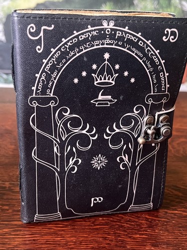 Handmade leather bound lotr - handmade,