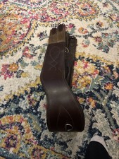 Total Saddle Fit 52 Inch Anatomical Brown English Leather Girth