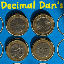 4 Collectable £2 Two Pound