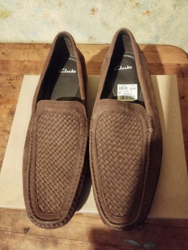 Men clarks 10 moccasin - men's,