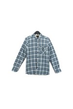 Wolsey Men's Coat S Blue Checkered 100% Cotton Windbreaker