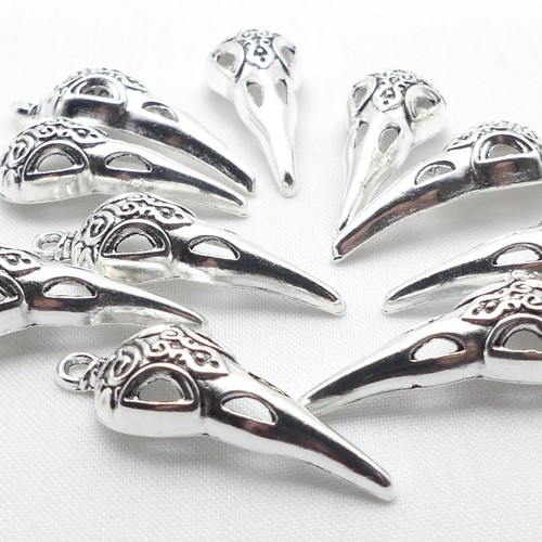 10pcs antique silver tibetan - 10pcs,
