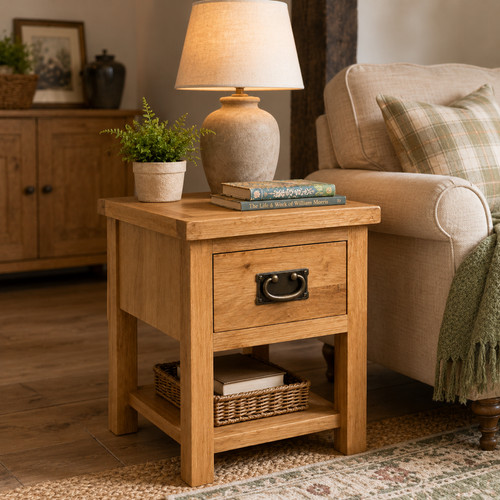 Lamp table drawer - drawer, shelf