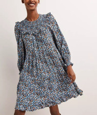 BODEN Ditsy floral smocked