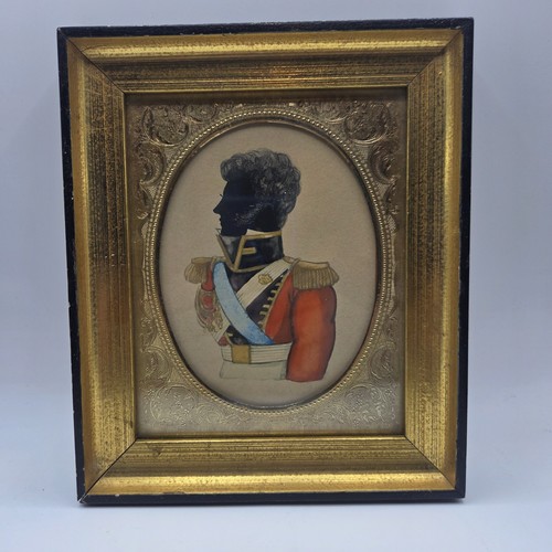 Antique silhouette john - antique,