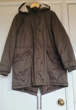 Tu ladies khaki padded parka